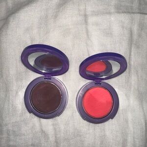 2x Urban Decay Cream Blush Afterglow Glide on Cheek Tint - Greedy + Crush